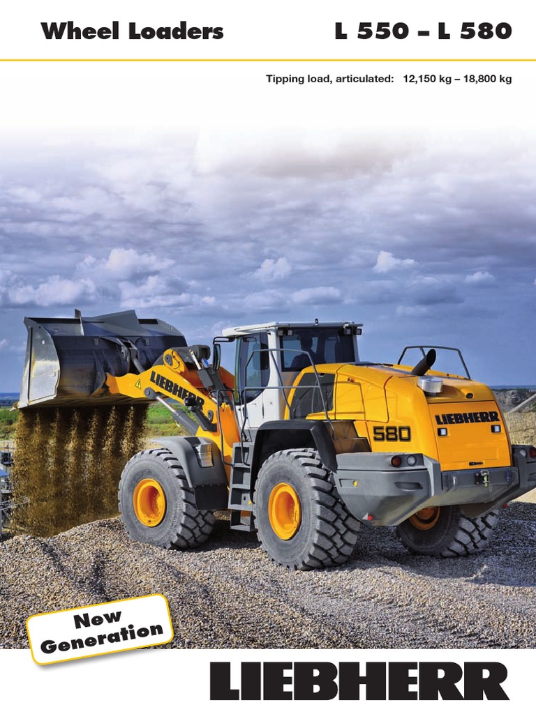 Liebherr L550-L580 Wheel Loader Specs | PDF | Engines | Diesel Engine