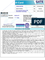 Registration details for GATE 2022 computer science exam