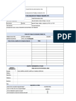 Analisis de Trabajo Seguro Desencofrado para Fundicion