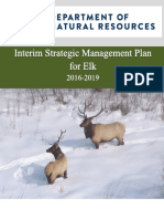 Interim Strategic Management Plan For Elk