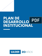 Plan de Desarrollo Institucional Uader