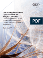 WEF Cultivating Investment Opportunities in Fragile Contexts 2022