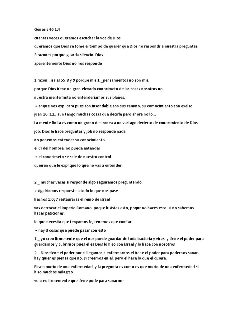 Silencio de Dios: Confianza y Fe | PDF | Dios