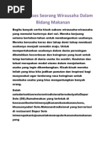 Download Kisah Sukses Seorang Wirausaha Dalam Bidang Makanan by mahameru12 SN57560970 doc pdf