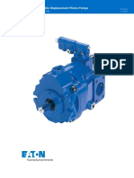 Vickers Product Line: Eaton PVM Variable Displacement Piston Pumps
