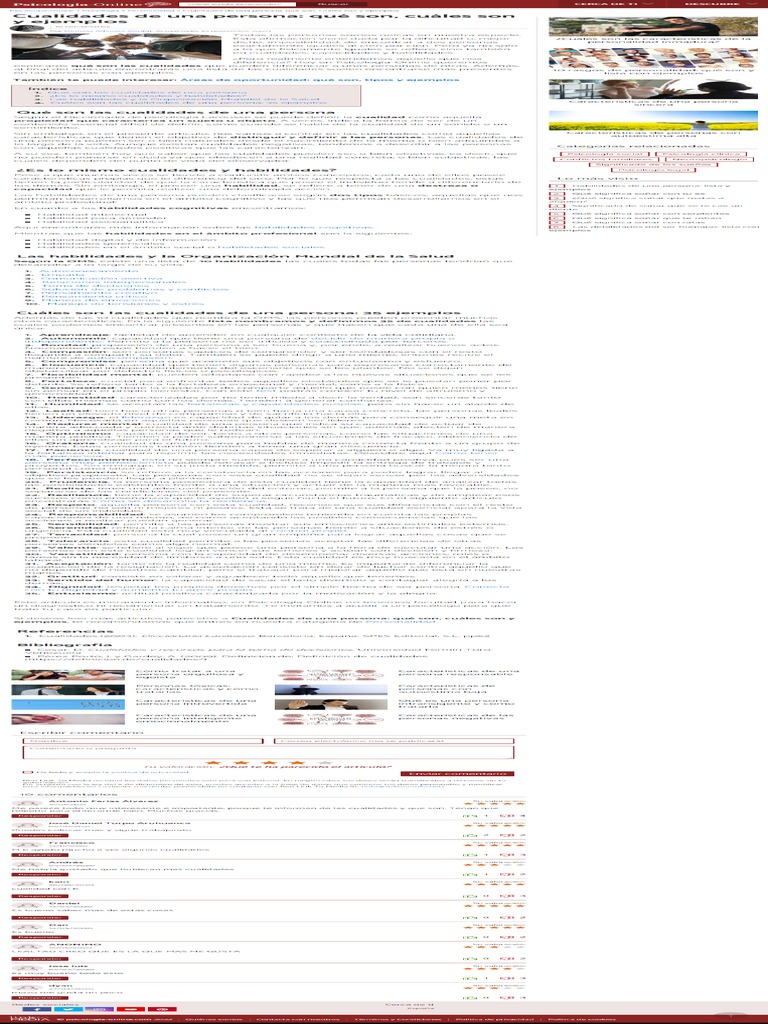45 Cualidades De Una Persona Qué Son Cuáles Son Y Ejemplos Pdf