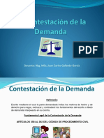 Curso Unidad Iv La Contestacion