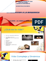 Tema Nro 1 Bioquimica Introduccion A La Bioquimica