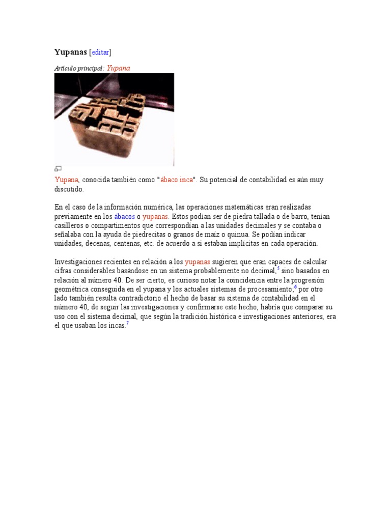 La Yupana: Ábaco Inca y su Función | PDF | Imperio Inca | Matemáticas