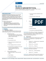 CSSBI S6-2019:: Guide Specification For Lightweight Steel Framing