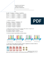 Exercícios de estruturação e composição de números