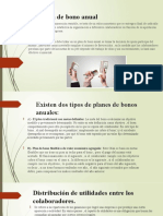 Planes de bonos anuales y distribución de utilidades