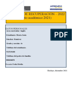 A1 Carpeta de Recuperación 2021-2022