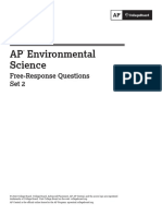 AP Environmental Science: Free-Response Questions Set 2
