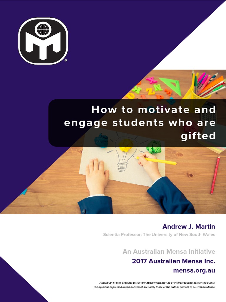 Motivating Gifted Students Effectively | PDF | Motivation | Motivational