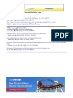 Einstein's Derivation of Planck's Radiation Law: 155.33.16.124 On: Sun, 30 Nov 2014 03:37:43