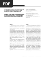 Influência dos estágios de maturação sexual