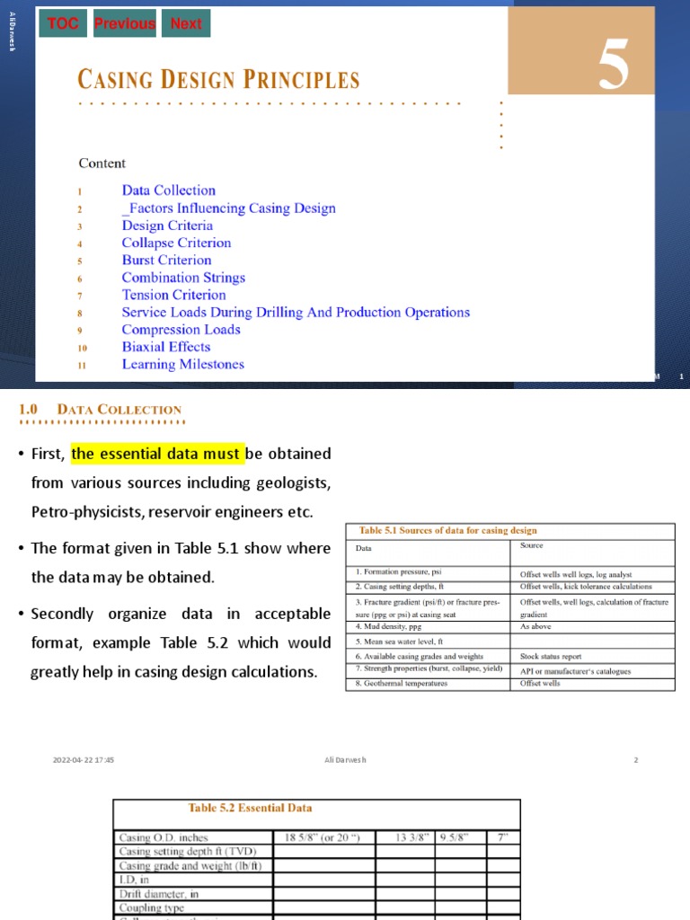 Lec 6 | PDF | Casing (Borehole) | Pressure