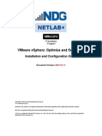 Vmware Vsphere: Optimize and Scale V7.0: Installation and Configuration Guide