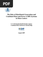 The Role of Distributed Generation and Combined Heat and Power (CHP) Systems in Data Centers