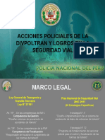 Exposición Acciones Policiales Seguridad Vial-Pnp