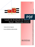 Laudo de Avaliação de Imóvel Rural - Matrícula 13.032