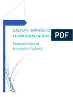Calvert Curriculum Catalog - Fundamentals of Computer Systems