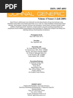 Download Jurnal Generic Vol 4 No 2 Juli 2009 by btama SN57563823 doc pdf