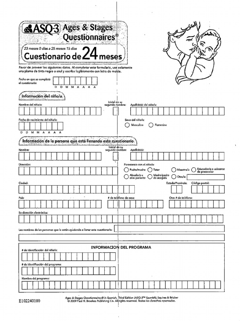 Spanish Asq 24 Meses | PDF