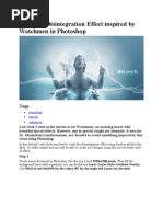 Download Fantastic Disintegration Effect Inspired by Watchmen in Photoshop by gonzalorbb SN57563846 doc pdf