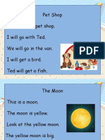 Let Us Read! Pet Shop Iwillgotoapetshop. I Will Go With Ted. We Will Go in The Van. I Will Get A Bird. Ted Will Get A Fish