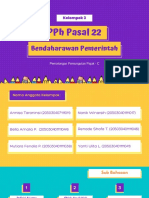 PPh Pasal 22 Bendaharawan Pemerintah