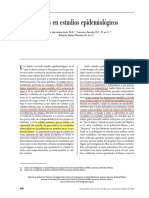 5a. Sesgos Estudios Epidemiológicos.Hernández