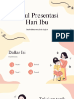 Presentasi Merah Muda Pastel Kuning Muda Ilustrasi Anak-Anak Sederhana Hari Ibu