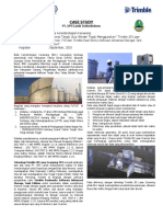 Kalibrasi Tangki Ukur Silinder Tegak Menggunakan Trimble 3D Laser Distance