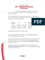 APF - Advanced Program in Finance: Investimento