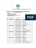 Time Table 1st Sem Emba