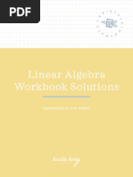 27.2 Workbook - Operations On One Matrix - Solutions PDF