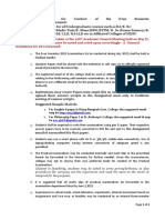 General Guidelines - Even Semester - 2022 PDF