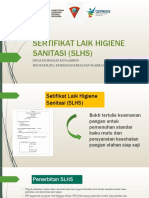 Sertifikat Laik Higiene Sanitasi (SLHS)