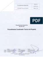 PE-PRY-061-Procedimiento Coordinador Tecnico de Proyecto