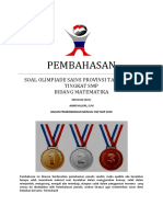 Matematika Olimpiade Sains Provinsi 2017