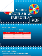 Spin The Wheel - Regular and Irregular Verbs