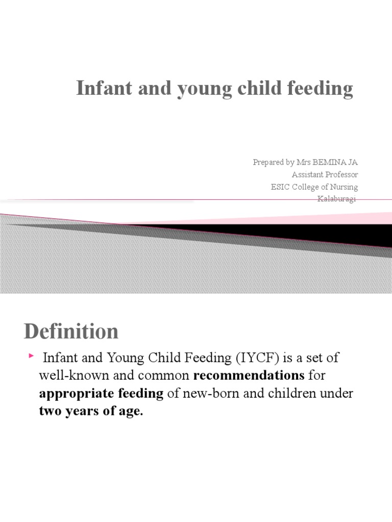 INFANT AND YOUNG CHILD FEEDING visual data 2