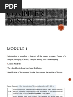 Compiler Design Mod 1