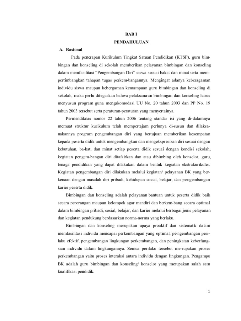 Contoh Tugas Bimbingan Konseling SD | PDF | Karier & Perkembangan