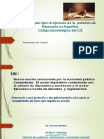 Presentación FC Ley y Código Deontológico Del Cie