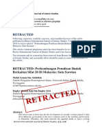 Retracted: RETRACTED: Perkembangan Penulisan Ilmiah Berkaitan Sifat 20 Di Malaysia: Satu Sorotan