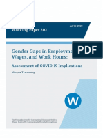 Gender Gaps in Employment Wages and Work Hours Assessment of Covid 19 Implications DLP 5827