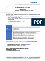 I Concurso Público 728 - 2022: Intendencia Nacional de Recursos Humanos